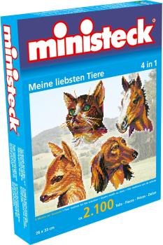 ministeck das ORIGINAL - Meine liebsten Tiere 4in1